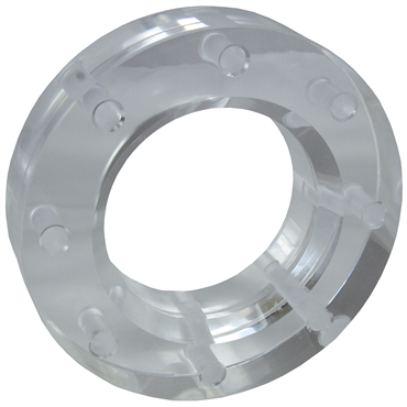 Acrylic Flanged Sight Flow Indicator